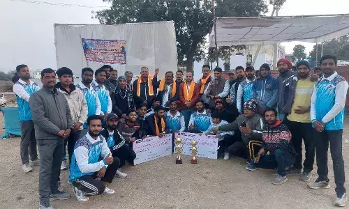 फाइनल मैच चित्तोडग़ढ़ विजेता ,भीलवाड़ा ग्रामीण उप विजेता