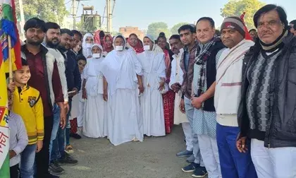 महासती डॉ. संयमलता का आसींद में हुआ मंगल प्रवेश