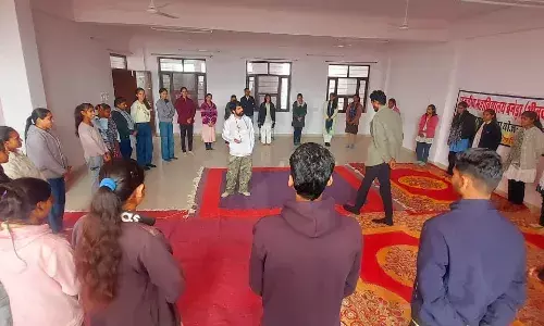 शिविर में व्यक्तित्व निर्माण कार्यशाला का हुआ आयोजन