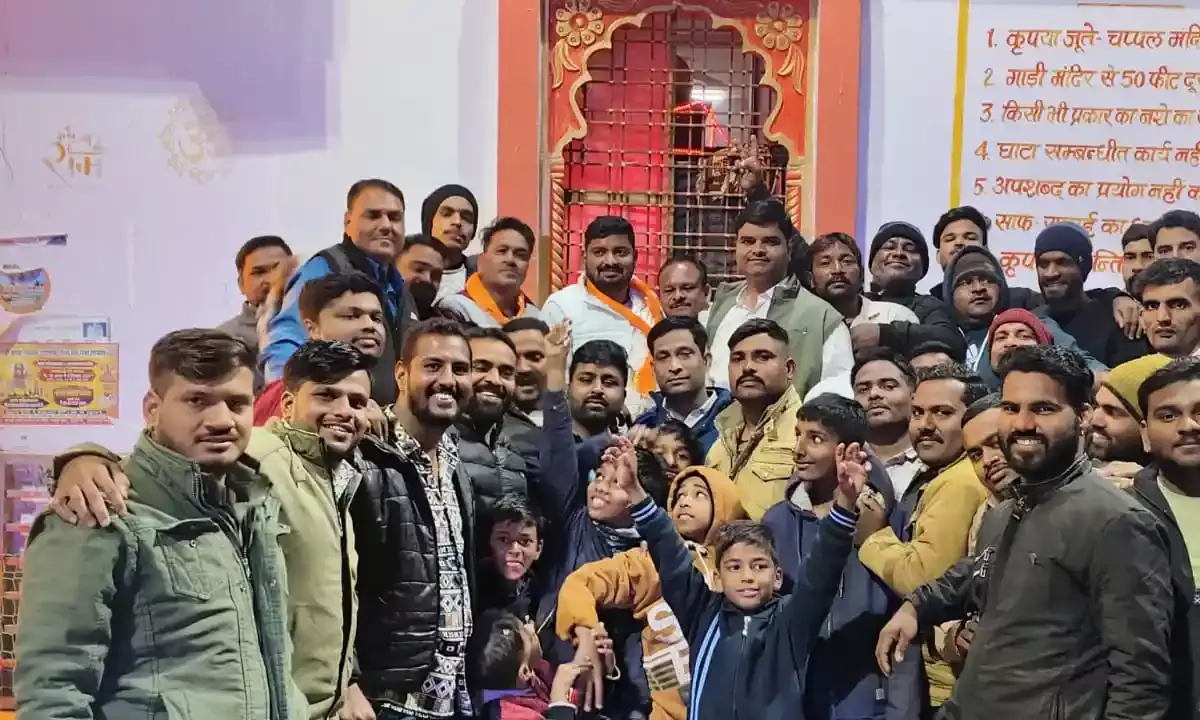 नव मनोनीत भाजपा नगर अध्यक्ष चौधरी का नगर के विभिन्न क्षेत्रों में हुआ भव्य स्वागत