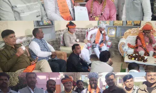 देवनारायण बोर्ड के अध्यक्ष ओमप्रकाश भडाणा ने किए सवाई भोज मंदिर के दर्शन देवनारायण बोर्ड के अध्यक्ष ओमप्रकाश भडाणा ने किए सवाई भोज मंदिर के दर्शन