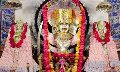 कल्याण नगरी में वेद व गौ सेवार्थ भव्य श्रीमद् भागवत कथा की शोभायात्रा कल