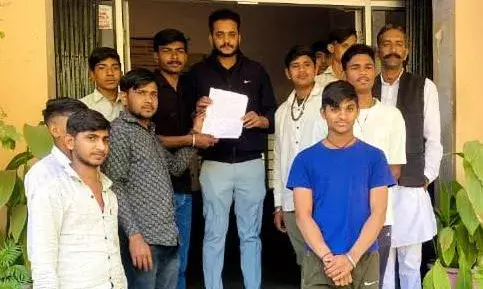 गोचर भूमि पर हो रहे अतिक्रमण को लेकर दिया ज्ञापन