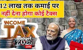 12 लाख तक की कमाई पर अब जीरो टैक्स... नए रिजीम में भी बड़ा टैक्स कट, देखें टैक्स स्लैब 12 लाख तक की कमाई पर अब जीरो टैक्स... नए रिजीम में भी बड़ा टैक्स कट, देखें टैक्स स्लैब