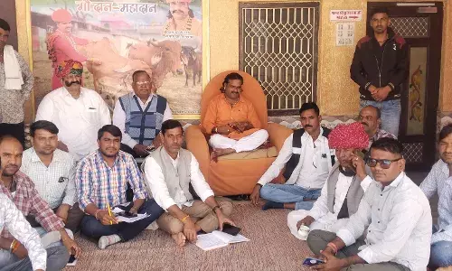 भगवान देव नारायण जी के 1113 जन्मोत्सव की तैयारियों को लेकर श्री सवाईभोज मंदिर में बैठक आयोजित