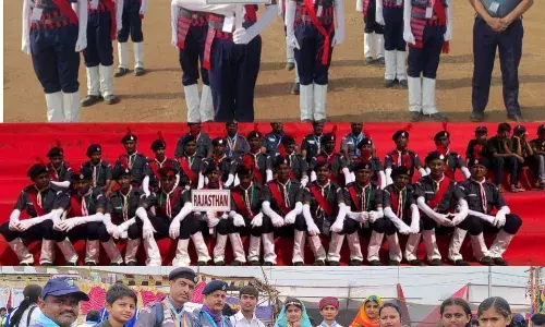 त्रिची, तमिलनाडु जंबूरी में राजसमंद के स्काउट गाइड बढ़ा रहे हैं मेवाड़ का मान