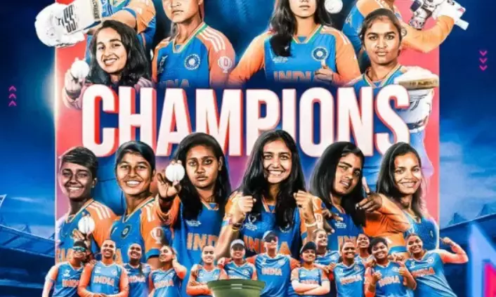 लगातार दूसरी बार विश्व चैंपियन बनीं भारत की बेटियां, साउथ अफ्रीका का छन से टूटा सपना