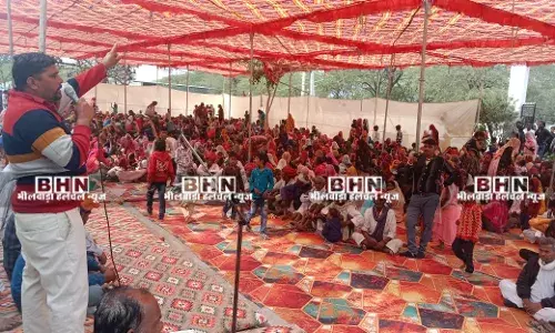 भील समाज को जनसंख्या के अनुपात में आरक्षण को लेकर पुरजोर तरीके मांग उठी