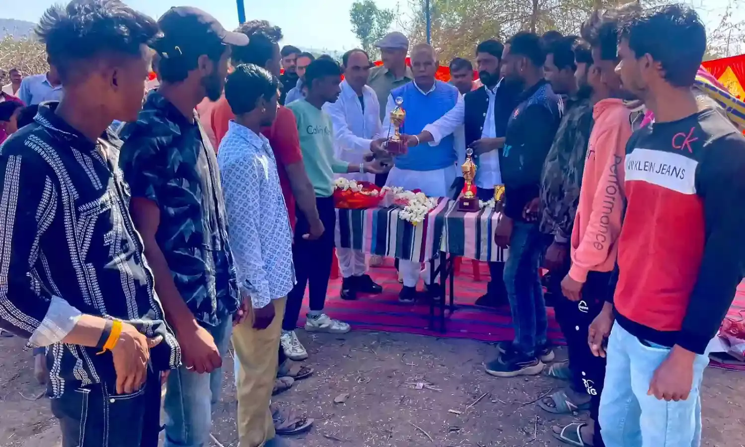 जिला स्तरीय भील समाज द्वारा आयोजित श्री राणा पूंजा क्रिकेट प्रतियोगिता का समापन