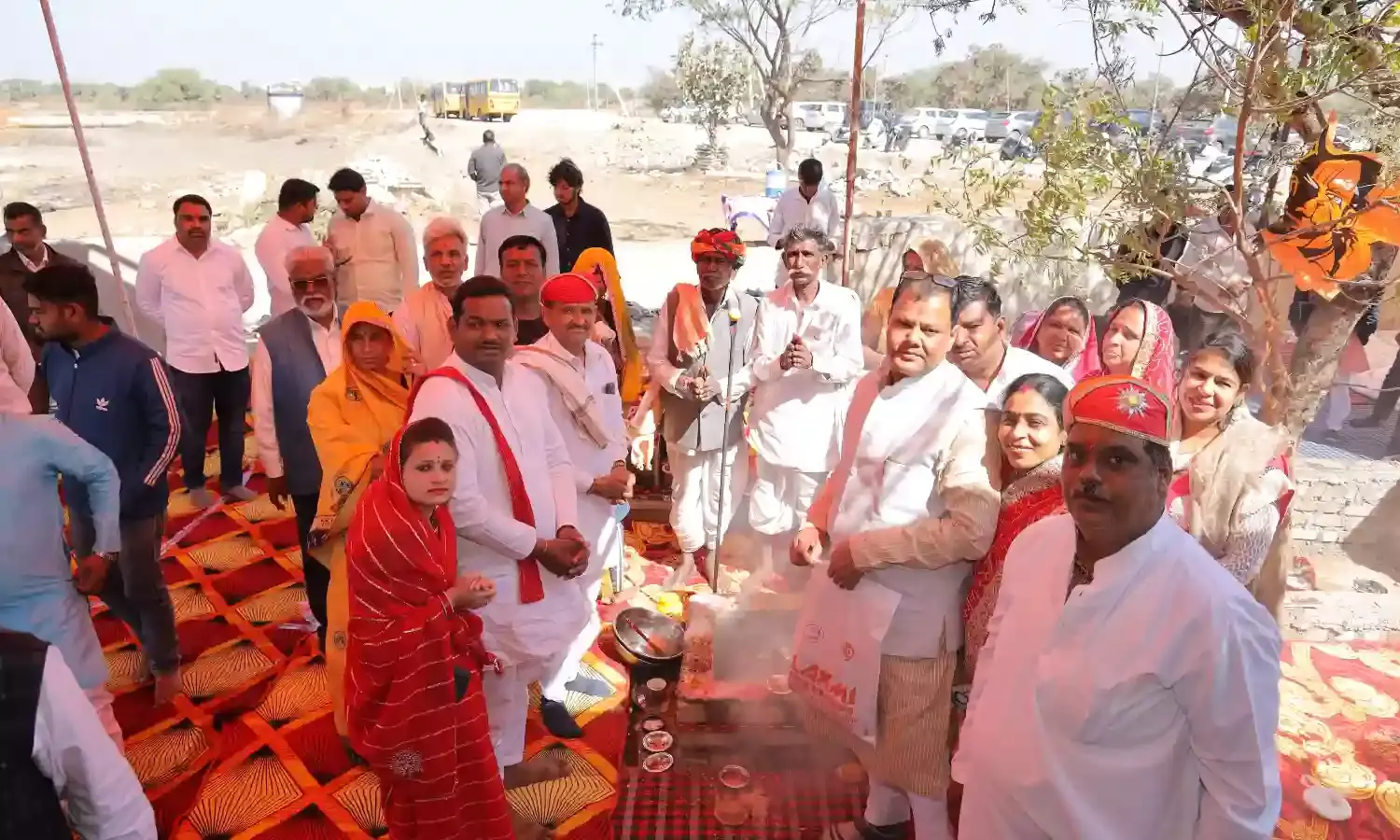 श्री निमड़िया भैरव देव मंदिर के जीर्णोद्धार पर हवन सहित धार्मिक कार्यक्रम सम्पन्न