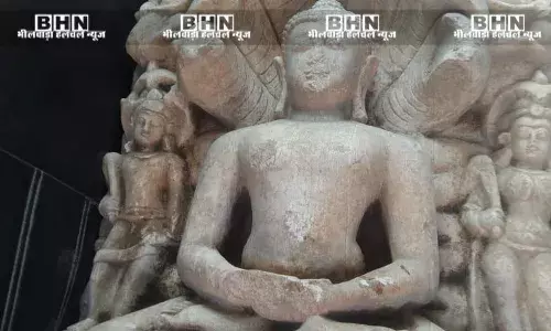 शाहपुरा क्षेत्र में मकान खुदाई में पार्श्वनाथ भगवान की मूर्ति मिली