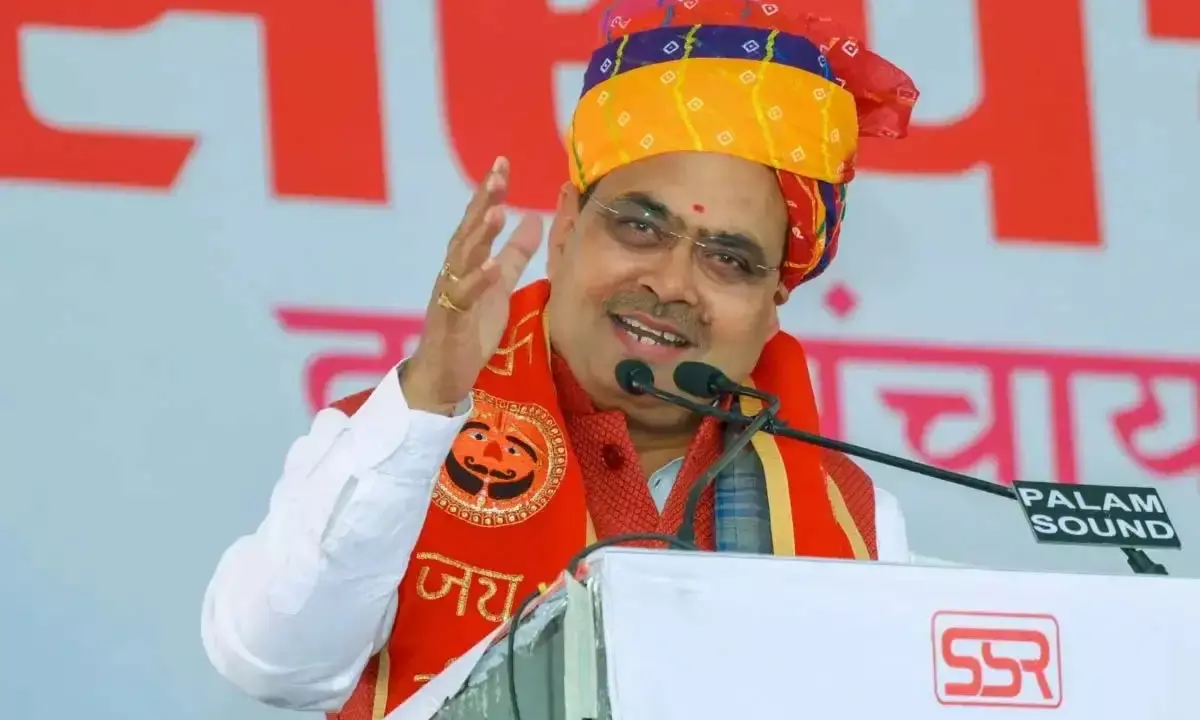 सीएम भजनलाल शर्मा आज चित्तौड़गढ़ में