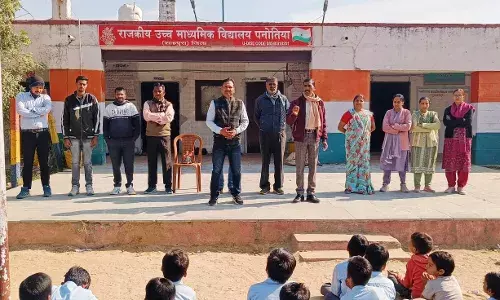 पनोतिया विद्यालय में संस्कृत व विज्ञान के अध्यापको ने मिलकर संस्कृत में विज्ञान नामक नवाचार प्रारंभ किया