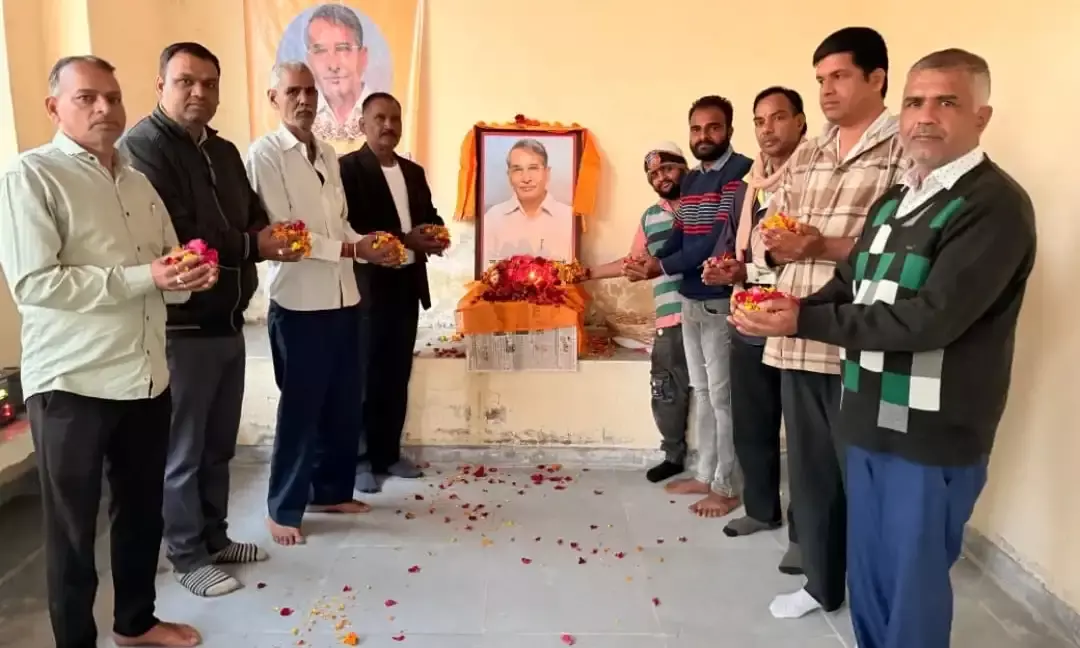 हल्दीघाटी खमनोर में श्रद्धांजलि सभा आयोजित, स्व. मोहनलाल श्रीमाली को दी श्रद्धांजलि