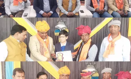 राजकीय मॉडल विद्यालय में मनाया गया वार्षिकोत्सव कार्यक्रम, प्रतिभावान छात्र-छात्राओं का किया गया सम्मान