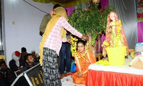 हनुमान जी की मूर्ति प्राण प्रतिष्ठा एवं तुलसी विवाह का 5 दिवसीय महोत्सव संपन्न।