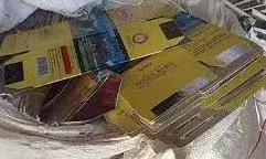 सरस,  नोवा का मिलावटी  घी जब्त ,अमूल, नोवा, कृष्णा, गजानंद के खाली बॉक्स, रेपर मिले .एक व्यक्ति हिरासत में