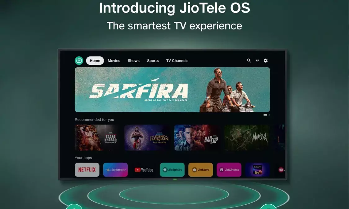 तेज़ परफॉर्मेंस और स्मार्ट कंटेंट का अनुभव देगा जियोटेल ओएस