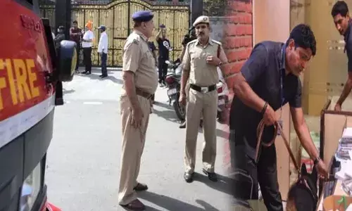 सेंट गेब्रियल स्कूल को बम से उड़ाने की धमकी