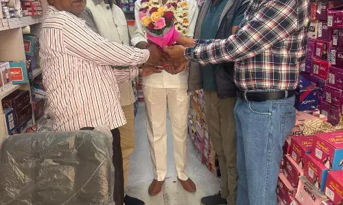 भाजपा नगर मंडल अध्यक्ष बनने पर किया स्वागत