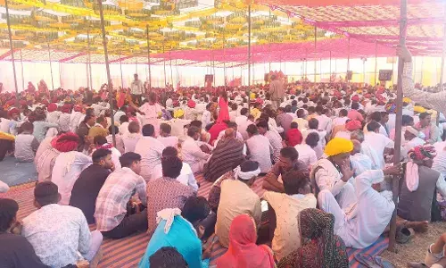 राम नाम से गुंजा बड़ला गांव एक सौ इक्कीस गांवों की रामधुनी मंडलों ने किया नगर भ्रमण