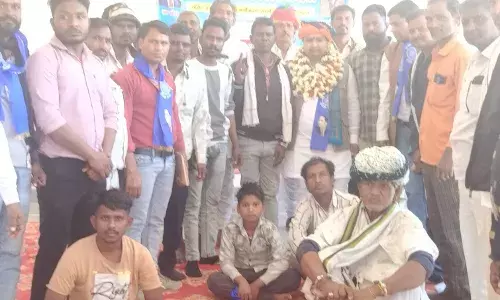 वंचित वर्ग आरक्षण उप वर्गीकरण संघर्ष समिति राजस्थान के प्रदेशाध्यक्ष का किया स्वागत