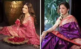 40 प्लस उम्र की महिलाएं पहनें भाग्य जैसी साड़ियां, शादी में मिलेगा स्टनिंग लुक