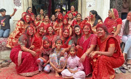 रायला माहेश्वरी महिला मंडल ने मनाया फागोत्सव