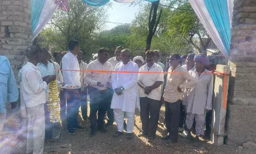 पूर्व राज्यमंत्री जाड़ावत ने घटियावली में भील समाज के सामुदायिक भवन का किया लोकार्पण