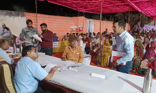 जनावद में हुई रात्रि चौपाल में आमजन को मिली राहत