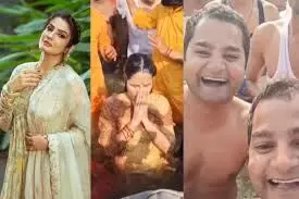 संगम स्नान करते हुए कैटरीना का वीडियो वायरल, तो भड़की रवीना, बोलीं- घिनौना संगम स्नान करते हुए कैटरीना का वीडियो वायरल, तो भड़की रवीना, बोलीं- घिनौना