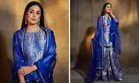 इफ्तार पार्टी में दिखाने हैं नवाबी ठाठ, हिना खान से लें सूट डिजाइन के आइडिया