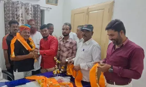 नवनियुक्त तहसीलदार का किया स्वागत