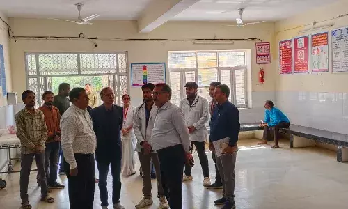 सामुदायिक स्वास्थ्य केंद्र फुलिया कला का निरीक्षण