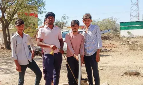 नगरपालिका द्वारा विद्यालय में मोटर लगाई