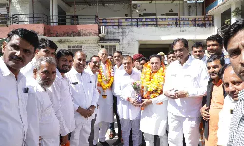 कानून, न्याय एवं संसदीय कार्य मंत्री पटेल का किया स्वागत