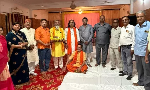 कृष्ण जन्मभूमि मुक्ति रथ यात्रा का चित्तौड़गढ़ में स्वागत