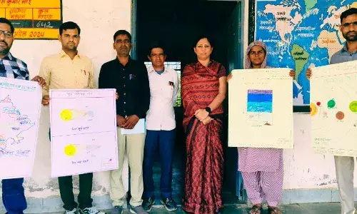 शिक्षण सहायक सामग्री निर्माण में दिनेश सिंह भाटी व आशाराम कीर प्रथम शिक्षण सहायक सामग्री निर्माण में दिनेश सिंह भाटी व आशाराम कीर प्रथम