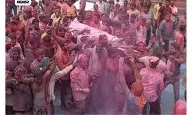 BHILWARA शीतला अष्टमी पर निकाली जाती है मुर्दे की सवारी