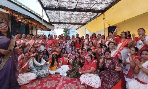 श्याम विहार राम मंदिर प्रांगण में फाग उत्सव का आयोजन