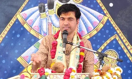 त्रिवेणी संगम पर भागवत कथा का आयोजन त्रिवेणी संगम पर भागवत कथा का आयोजन