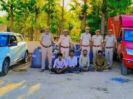 929 किलो डोडा पोस्त जब्त, 4 तस्कर गिरफ्तार