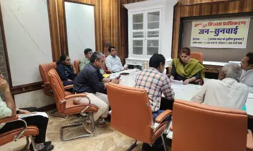 यूडीए कार्यालय में हुई जनसुनवाई