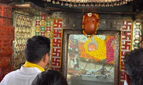 मंदिर विकास कार्यों का लिया जायजा, क्षेत्र की खुशहाली की कामना