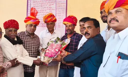 बनेड़ा नगर पालिका में क्रमोन्नत होने पर किया अभिनंदन