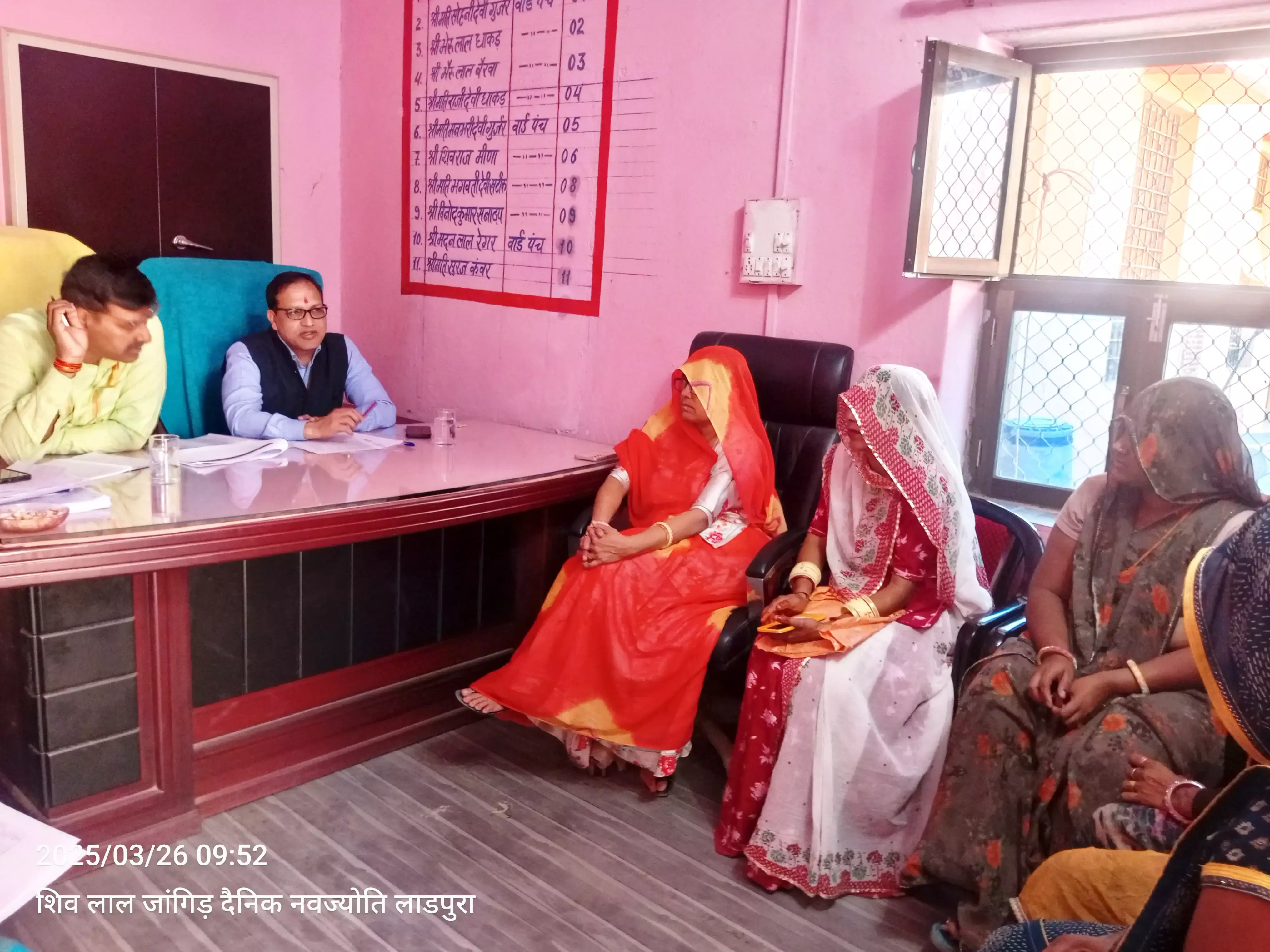 IAS मिलिन्द व सुनील ने सभी विभागों की योजनाओं एवं प्रगति की दी जानकारी