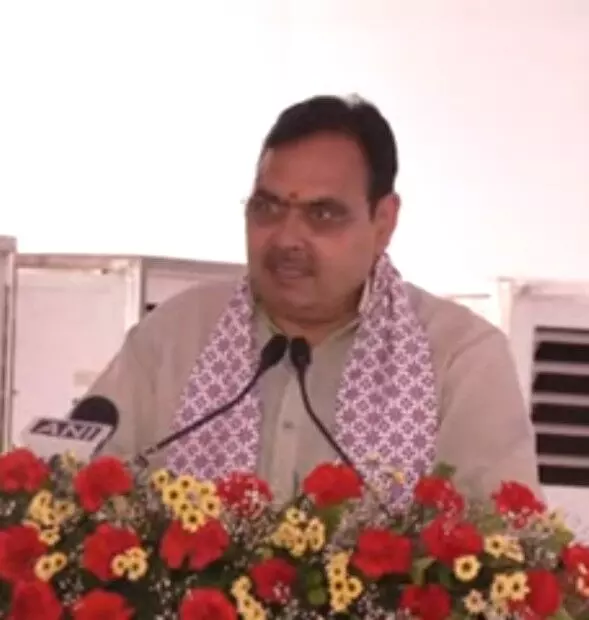 मुख्यमंत्री भजन लाल शर्मा ने कहा भारत माता जी जय... ... मुख्यमंत्री भजन लाल शर्मा कर रहे हे संबोधित मुख्यमंत्री भजन लाल शर्मा ने कहा भारत माता जी जय... ... मुख्यमंत्री भजन लाल शर्मा कर रहे हे संबोधित