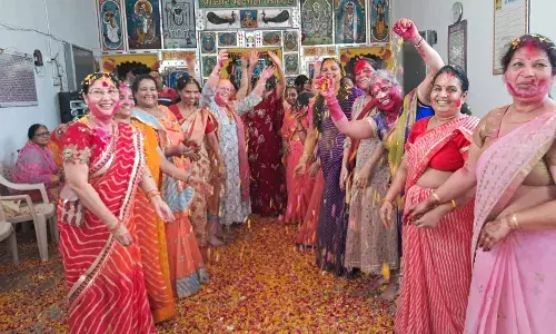 शास्त्रीनगर चारभुजा जी मंदिर मंे होली मिलन समारोह आयोजित