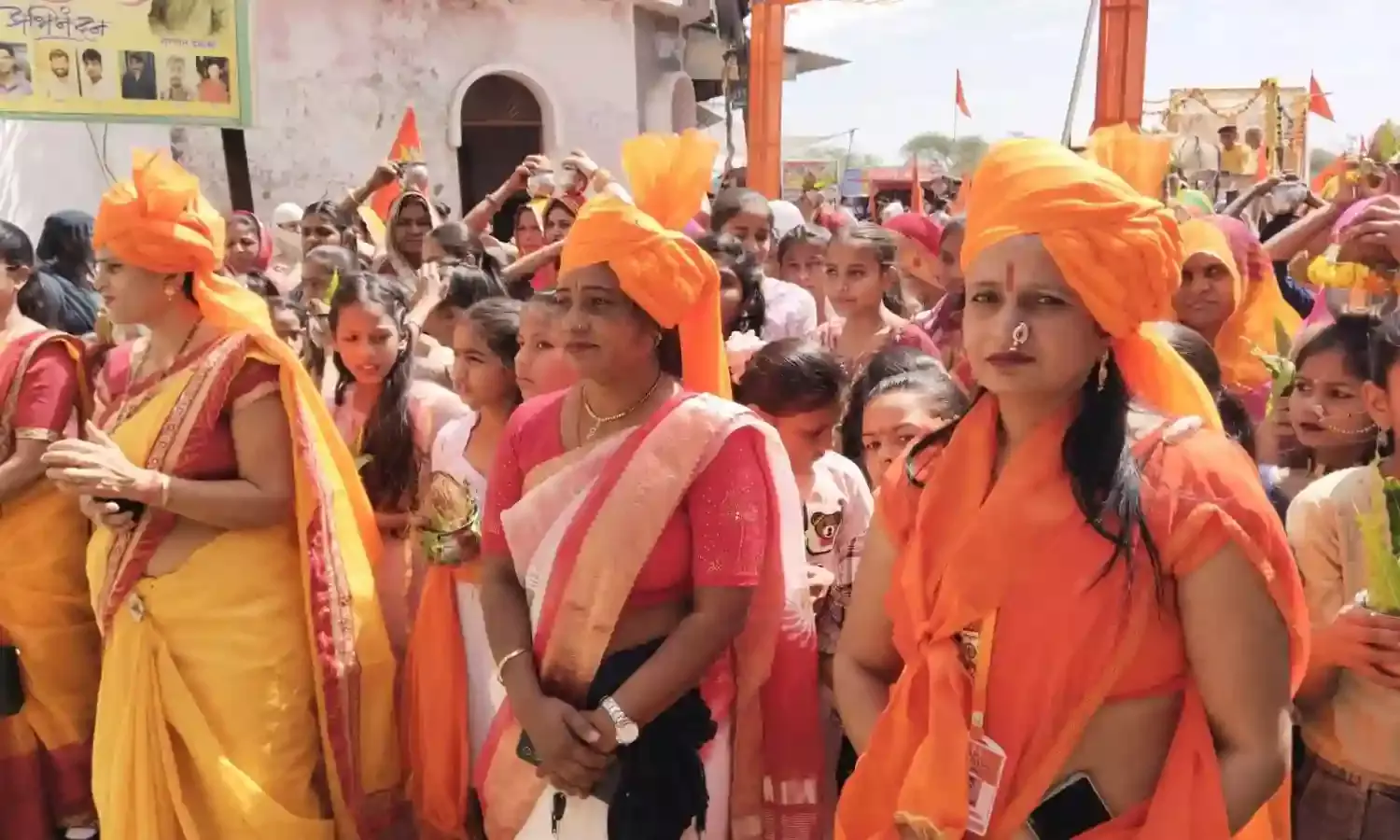 हिंदू नववर्ष पर आसींद कस्बे में निकाली शोभा यात्रा