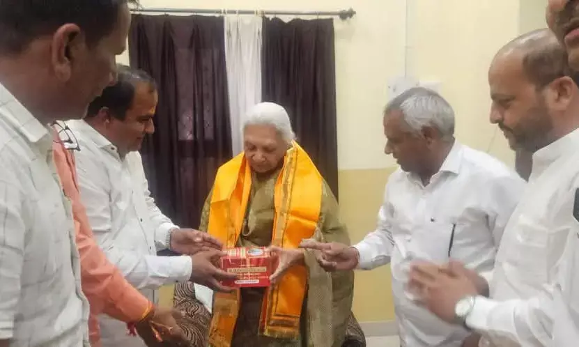 राज्यपाल आनंदी बेन का स्वागत